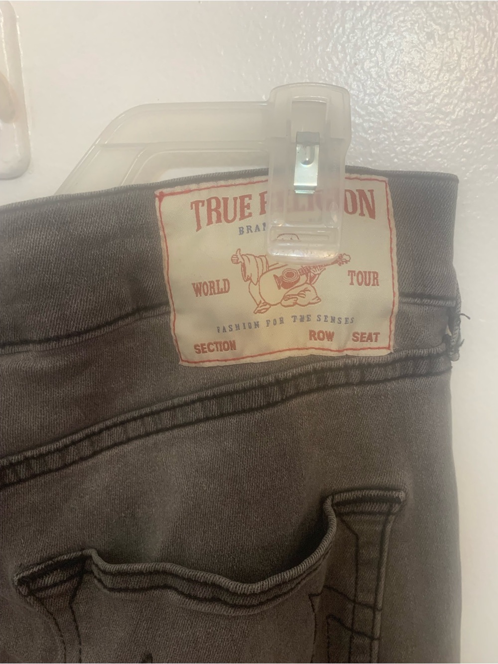 True Religion Men’s Gray Slim Jeans